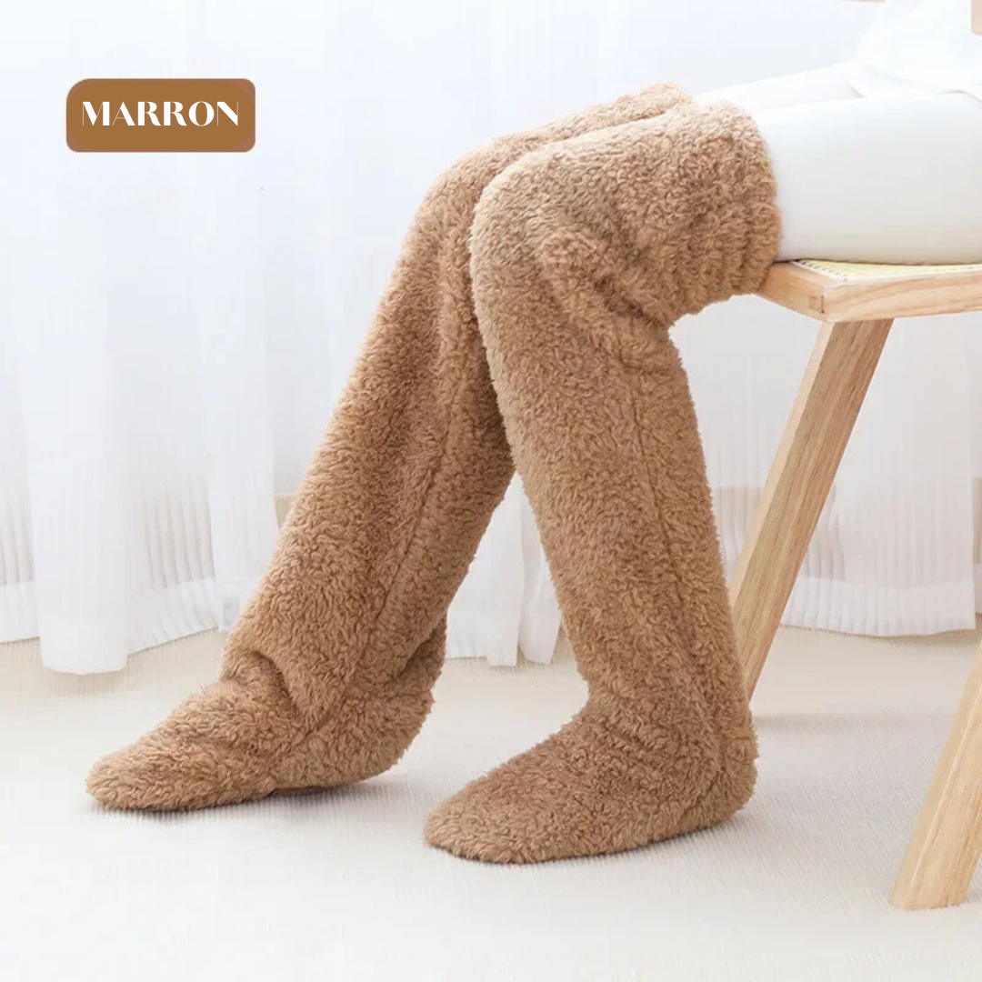 Chaussettes hautes moumoute - Ultra chaud et confortable