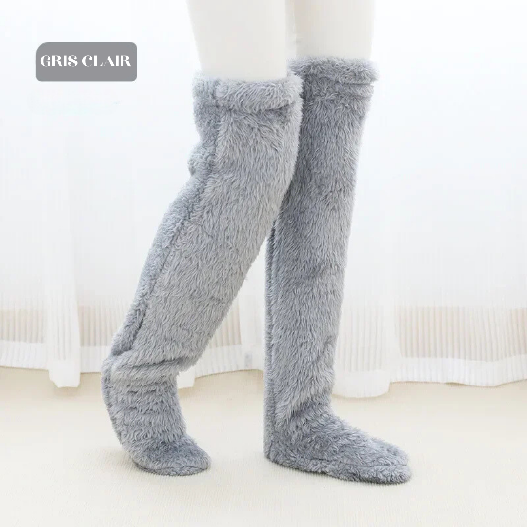 Chaussettes hautes moumoute - Ultra chaud et confortable