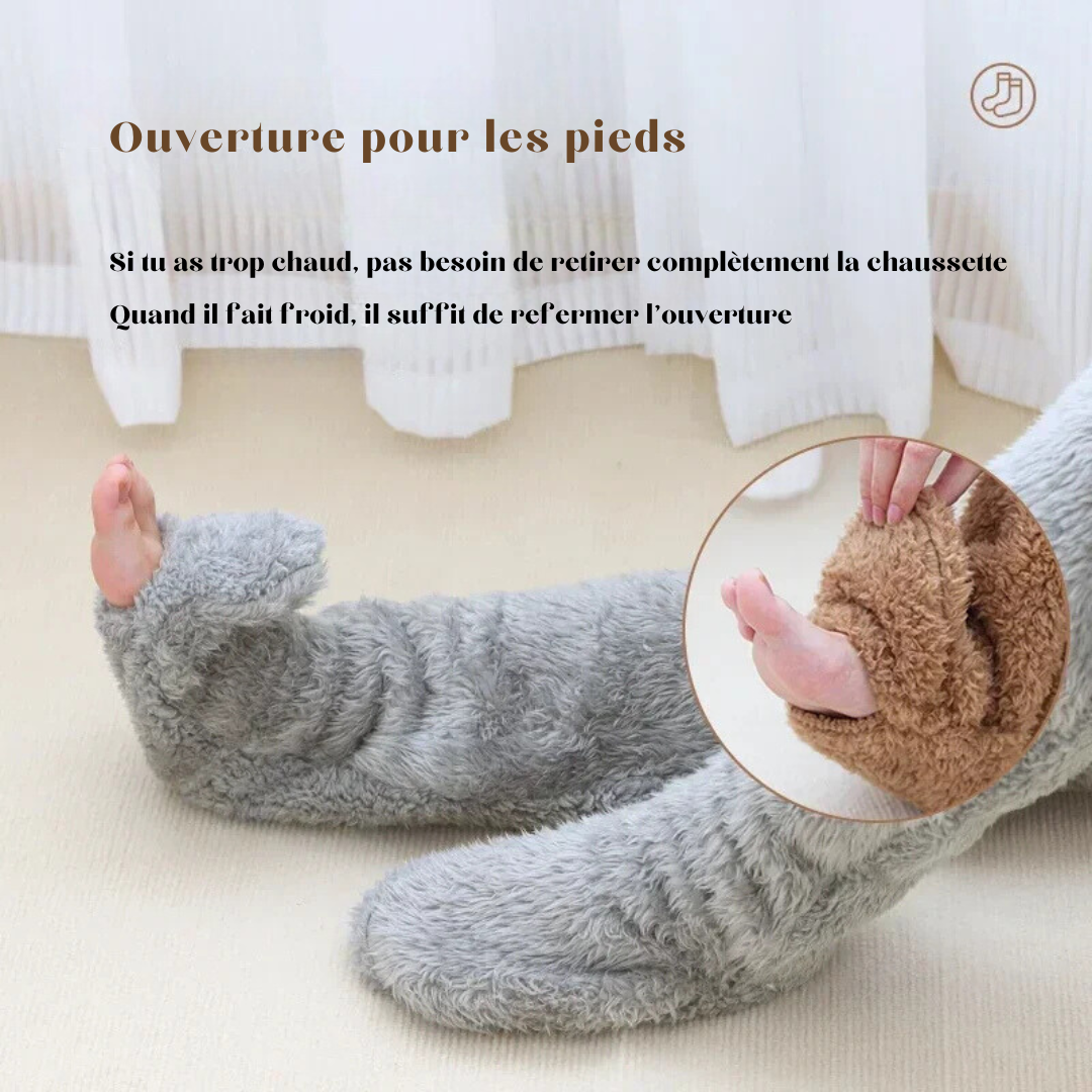 Chaussettes hautes moumoute - Ultra chaud et confortable