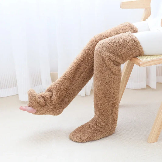 Chaussettes hautes moumoute - Ultra chaud et confortable